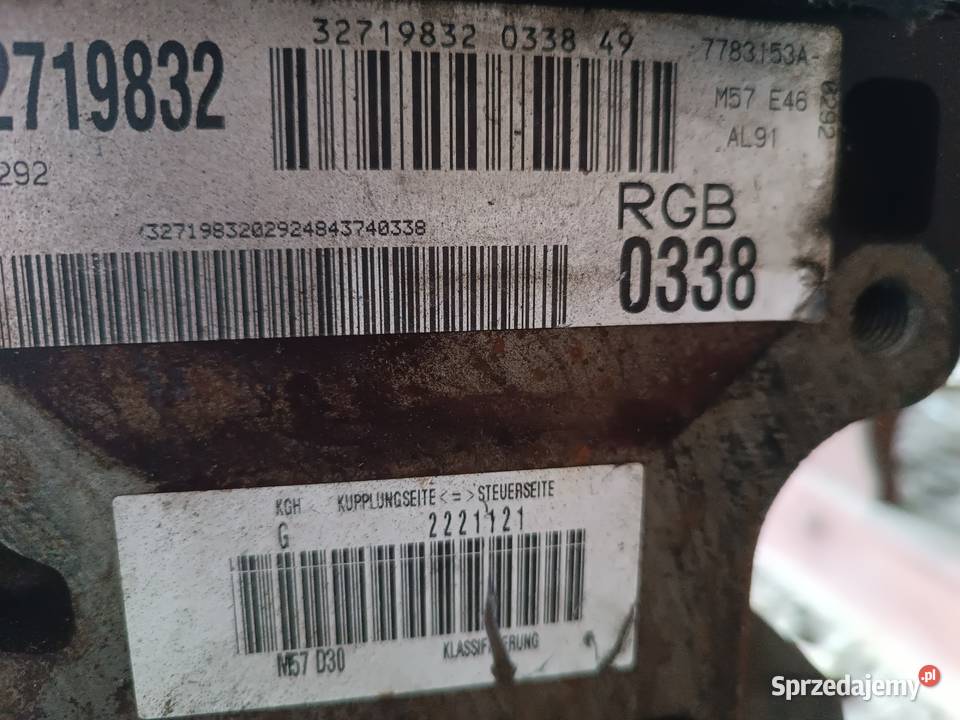 Silnik bmw m57 30 d miska koło pasowe głowica osobowe Biłgoraj