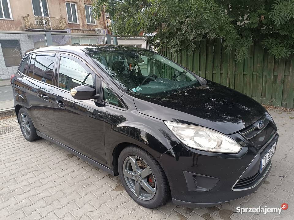 Ford Grand C 20 TDCi140 Salon Polska Manual czarny Aleksandrów Kujawski