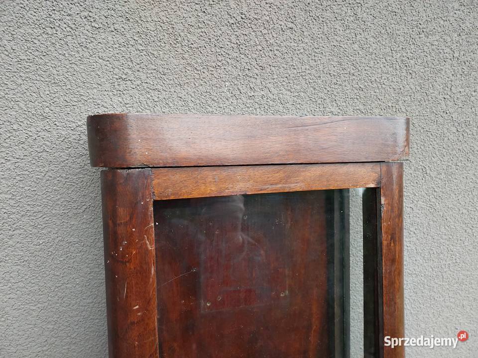 Szafka witrynka z obudowy starego przedwojennego Tczew sprzedam
