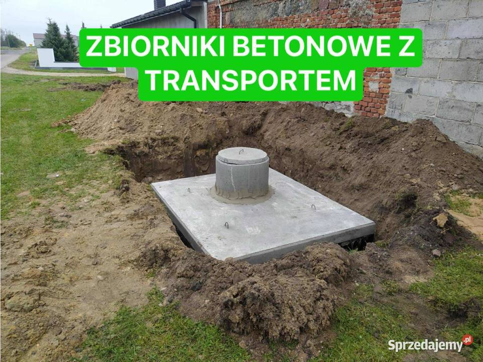 Szambo Betonowe 10m3 Zbiornik na Wodę Deszczową Siedlce