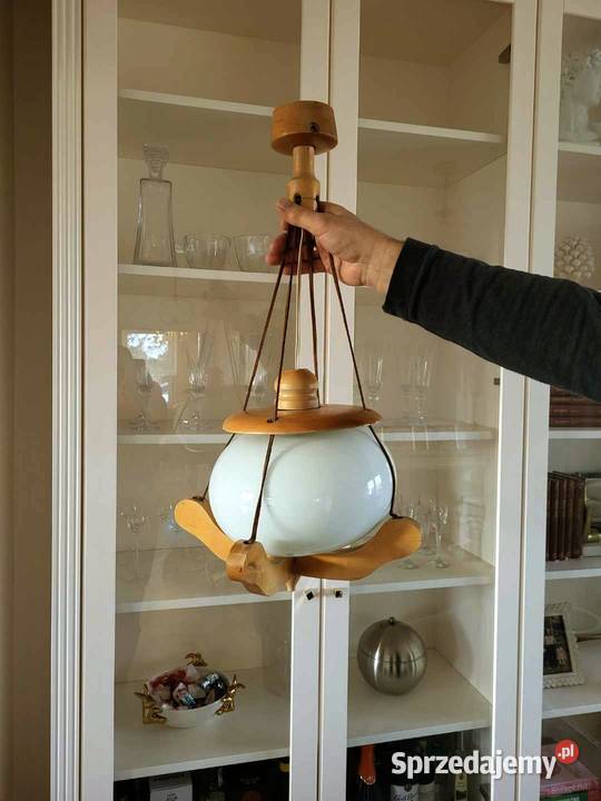 Lampa wisząca żyrandol retro vintage Ciechanów
