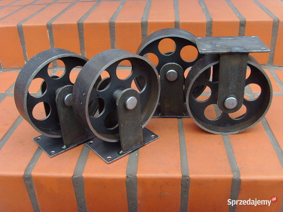 Kółka stalowe meblowe LOFT INDUSTRIAL RETRO łódzkie