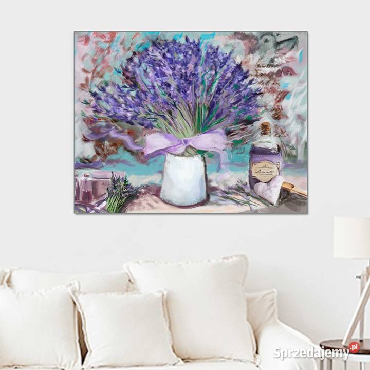 Obraz Lawenda Moneta 40x30 grafikiobrazy