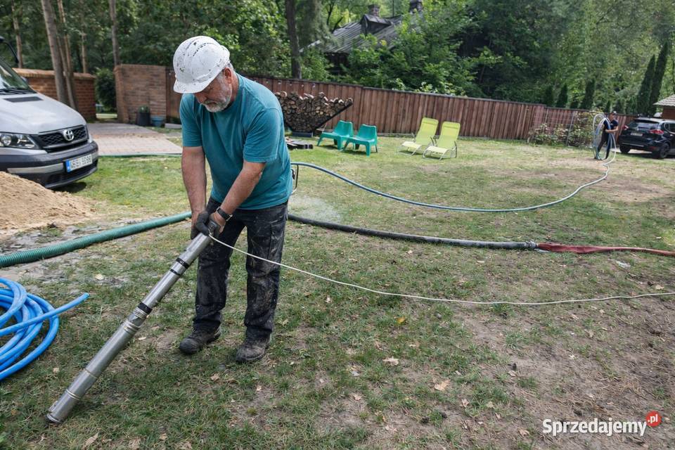 Wiercenie studni Tarczyn60 z przyłączem do domu Tarczyn
