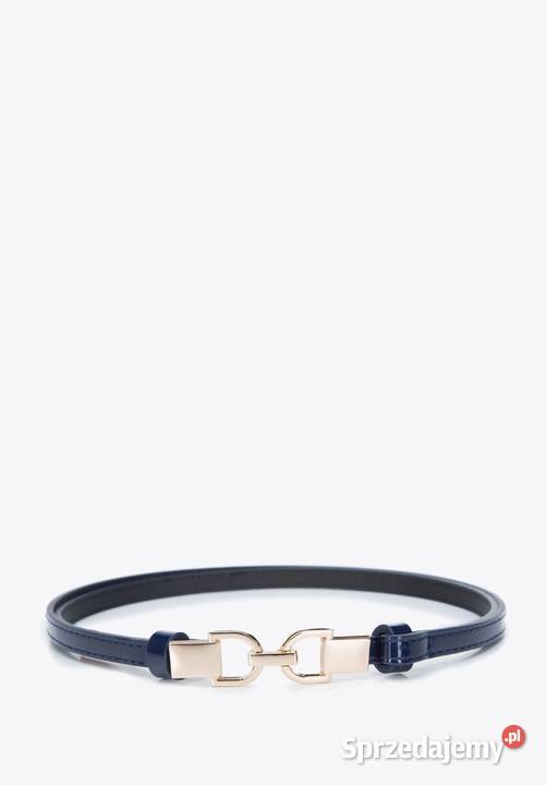 Wittchen damski pasek z ekoskóry z klamerkami