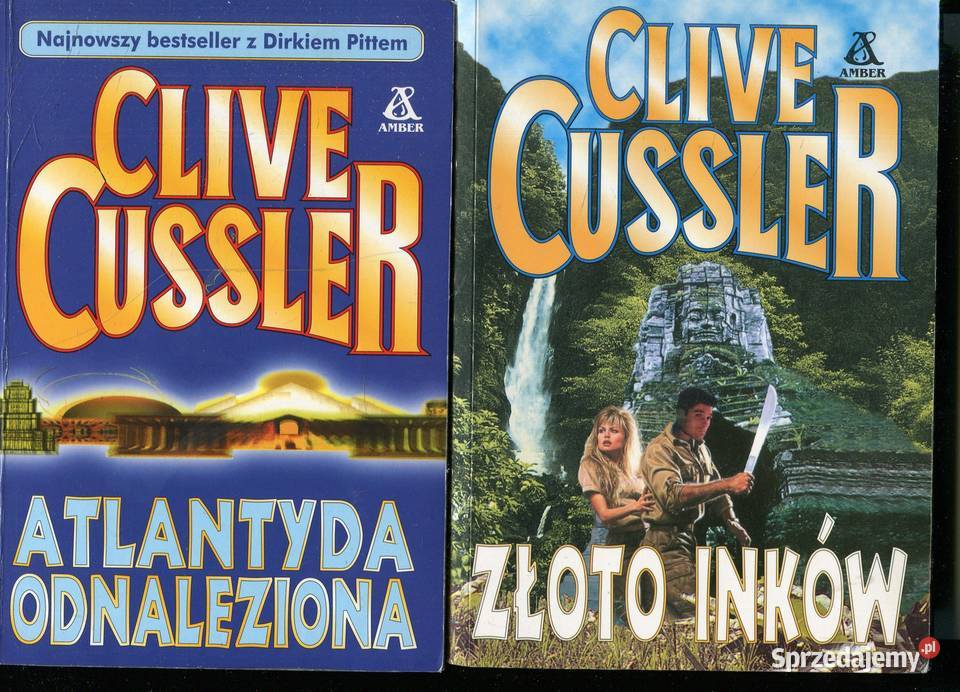 Złoto Inków Atlantyda odnaleziona Clive Cussler miękka Szczecin