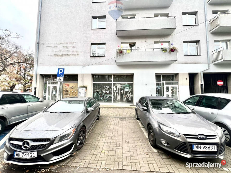 Lokal handlowousługowy witryny Belwederska Wynajem mazowieckie Warszawa