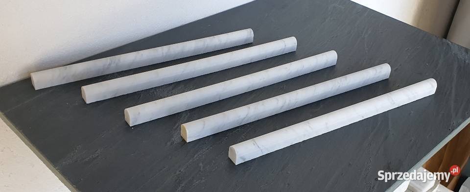 Wałek marmurowy ozdobny Bianco Carrara matowy dolnośląskie Bielawa