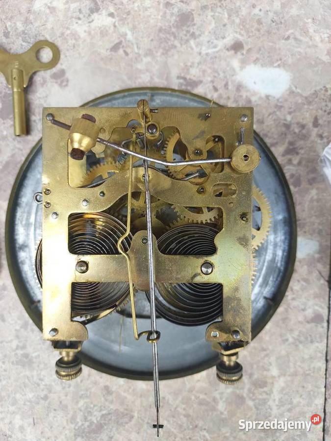 171 Zestaw mechanizm starego małego zegara Tczew