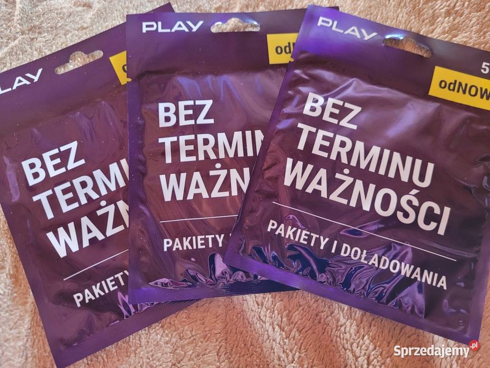 Karty sim play OdNowa wysyłka in post odbiór Rzeszów