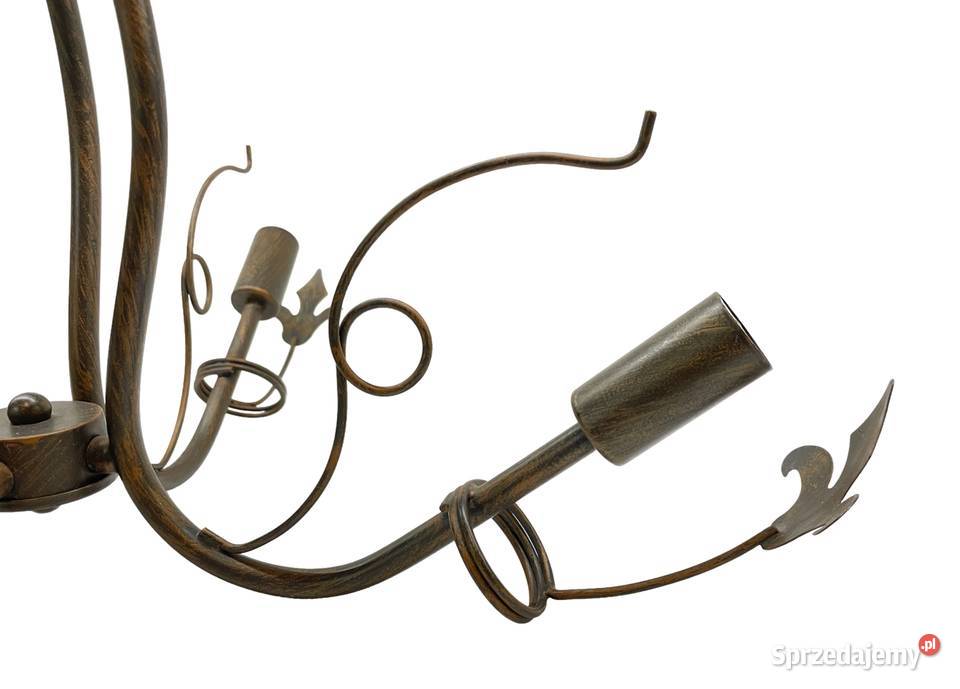 Lampa wisząca żyrandol 4 liście Kraków