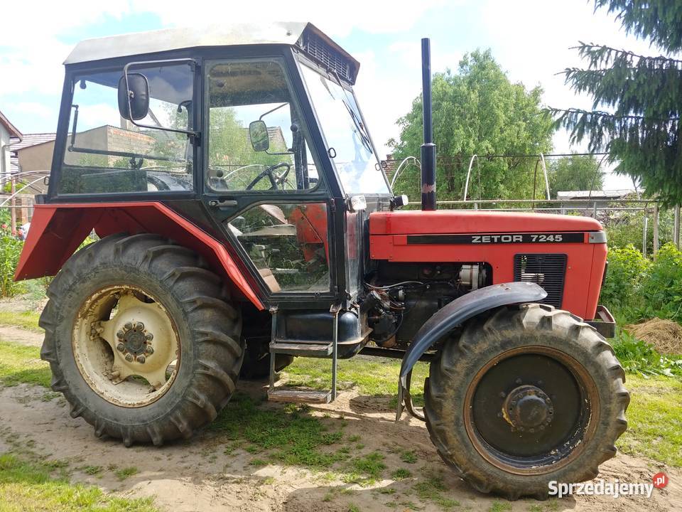 Zetor 7245 Zarejestr 5245 Piękny 1989r Ursus wielkopolskie Śmigiel sprzedam