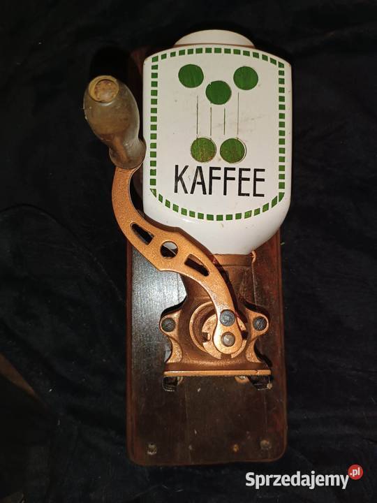 Młynek ścienny do kawy biały Warszawa