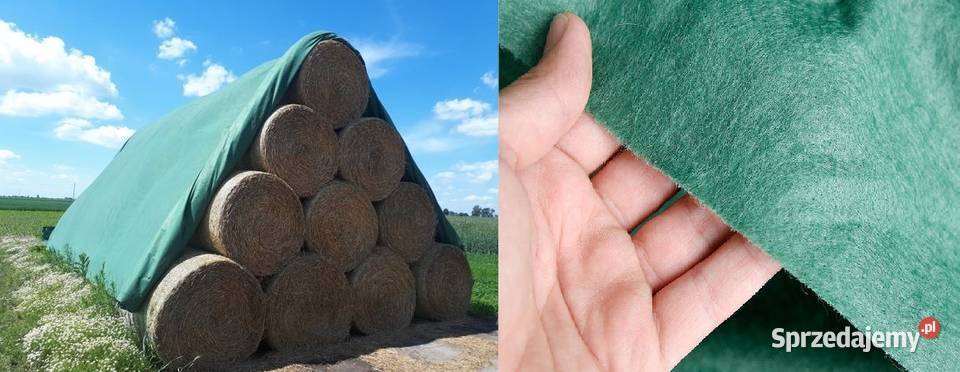 Fliz do okrywania słomy 98m x 125m łódzkie Wieluń sprzedam