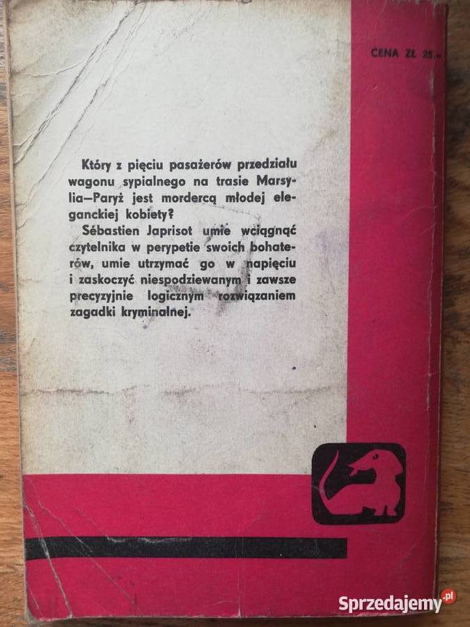 Przedział morderców Sebastien Japrisot Kraków