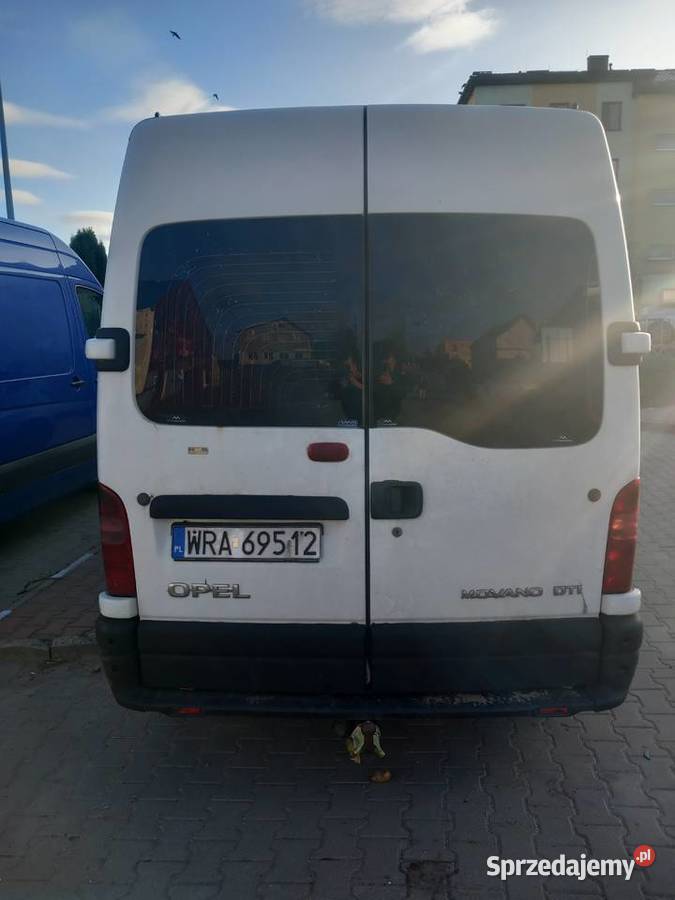 Opel movano bus dostawczy blacha 28 okazja Rok produkcji 2002 mazowieckie Przysucha sprzedam