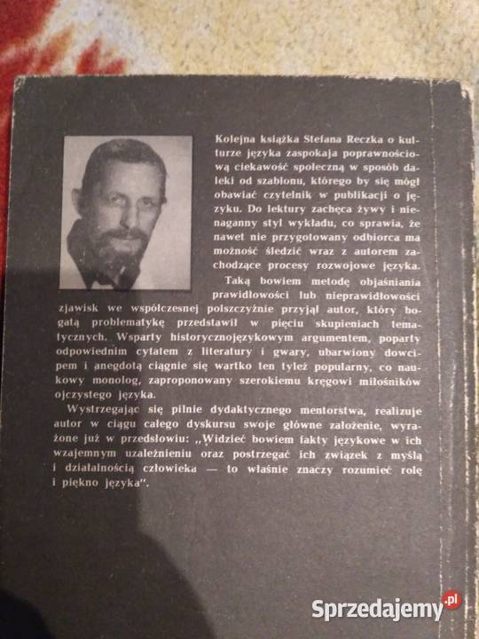 sprzedam Słowo się rzekło Stefan Reczek 1988 r literaturoznawstwo