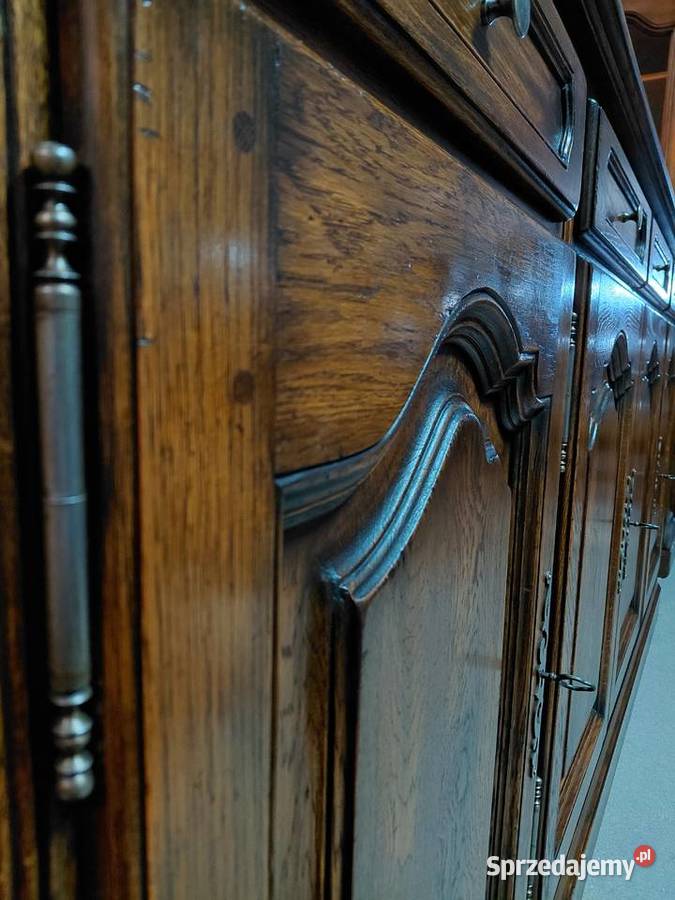 Stylowa komoda bufet lite drewno dębowe Białystok