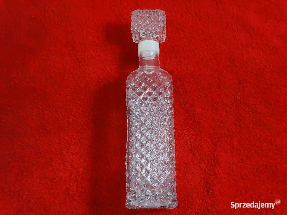 STYLOWA KARAFKA VINTAGE GRUBE SZKŁO RETRO Biłgoraj