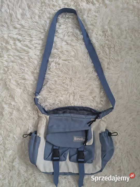 Torba Niebieska Simple Cute Japanese Asian Style 32cm sprzedam