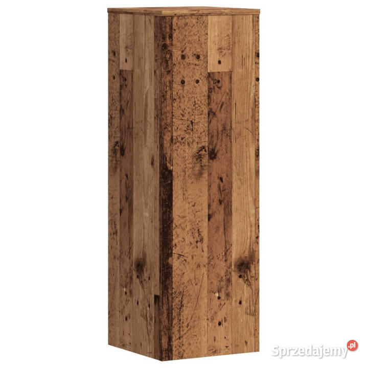 Stojak na rośliny stare drewno 33x33x100 mazowieckie Warszawa