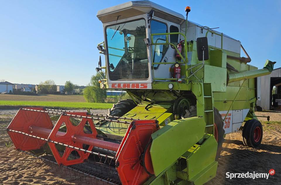 Claas Dominator 56 heder 36 m wózek Claas Świekatowo
