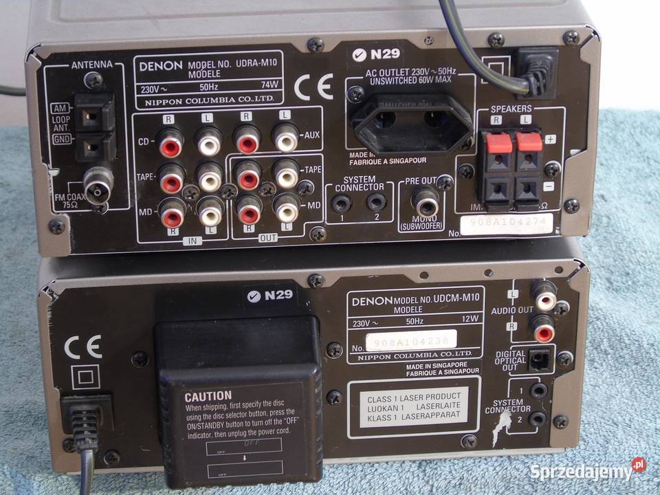 Amplituner i CD Denon UDRA i UCD M10 sprawne sprzedam