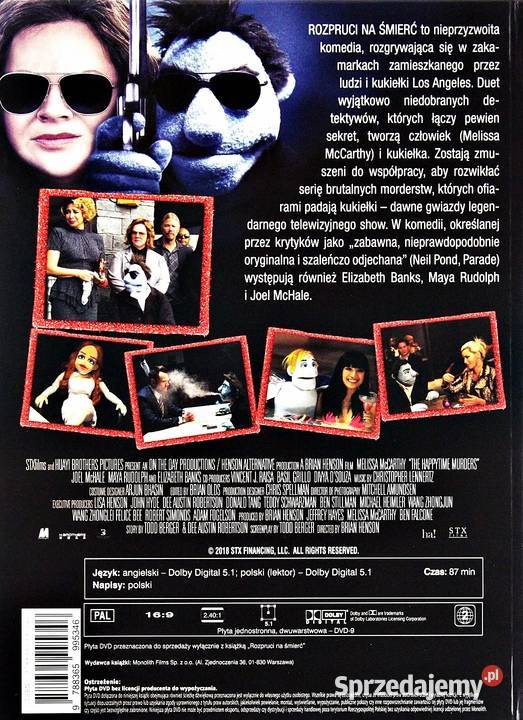 ROZPRUCI NA ŚMIERĆ MELISSA McCARTHY DVD KS pełne wielkopolskie Kalisz