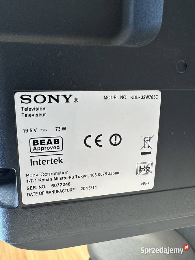 Telewizor Sony Bravia LCD Telewizory Nowy Sącz