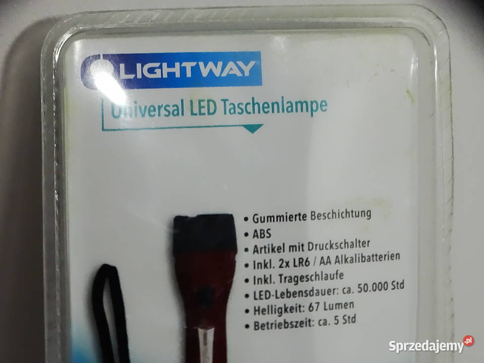 Latarka LIGHTWAY Universal LED Taschenlampe Biłgoraj