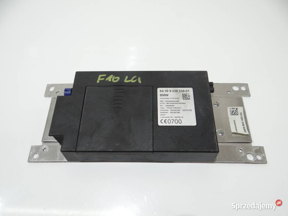 MODUŁ STEROWNIK TELEMATIK BMW F10 LCI 9329339