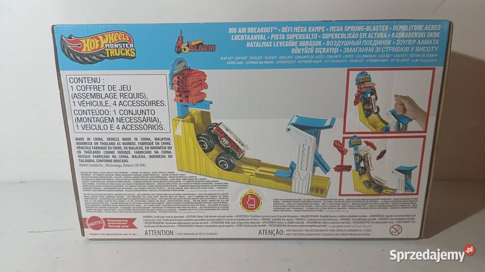 Hot Wheels Monster Trucks Big Air Breakout śląskie Katowice sprzedam