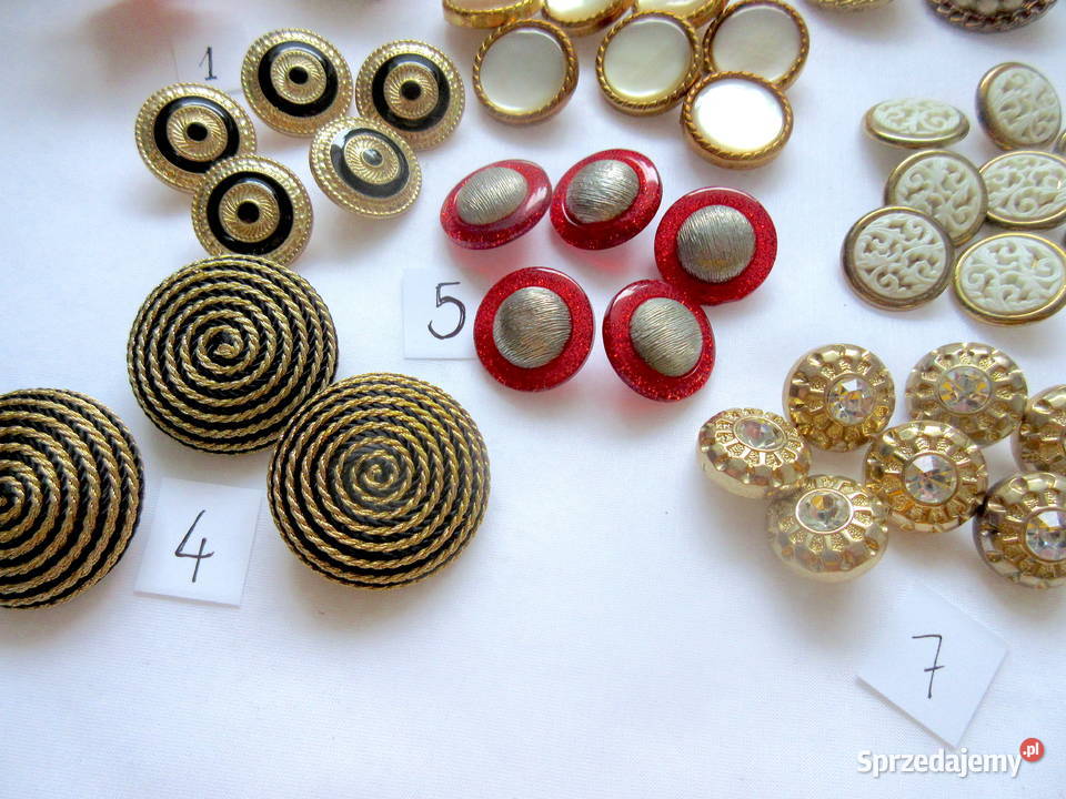 Guziki ozdobne retro Straszydle