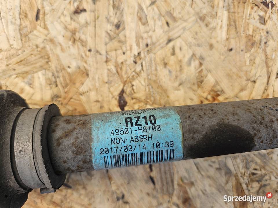 POŁOŚ PRAWA DŁUGA KIA RIO IV 10 TGDI 49501H8100 sprzedam