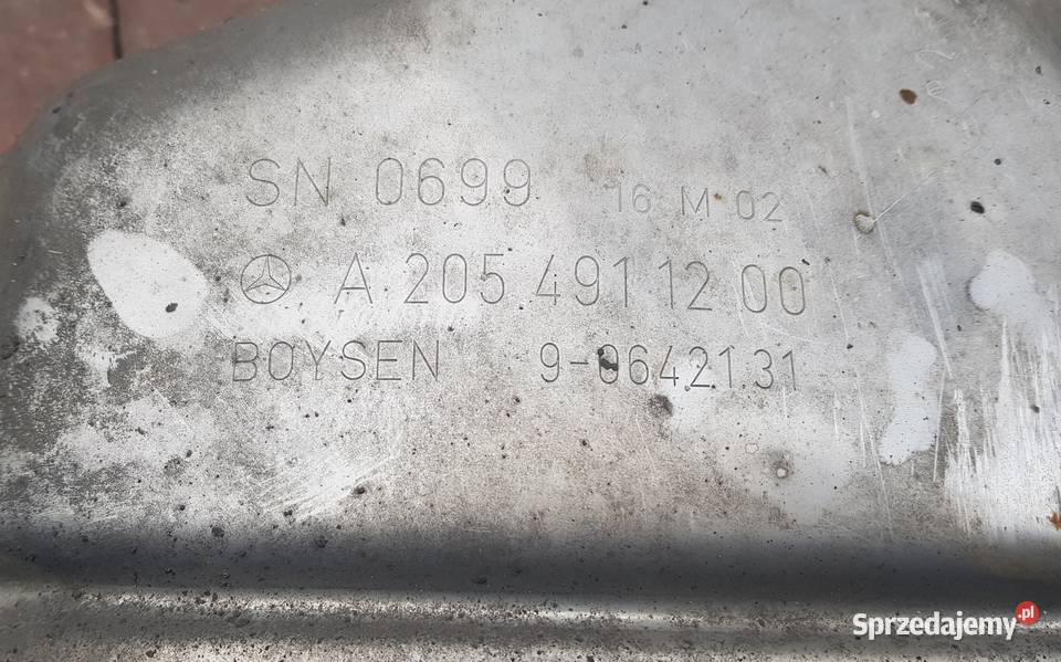 Tłumik Wydech MERCEDES CKLASA W205 W204 CLA W117 Tłumiki Radom