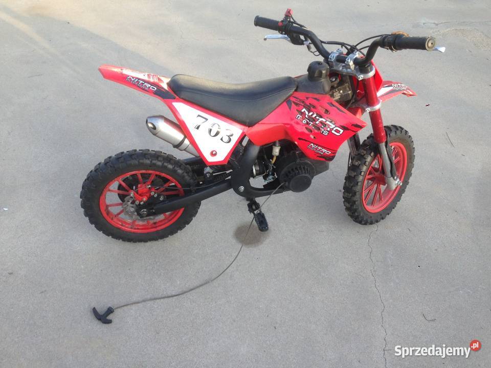 Mini Cross 50cc Biała Piska