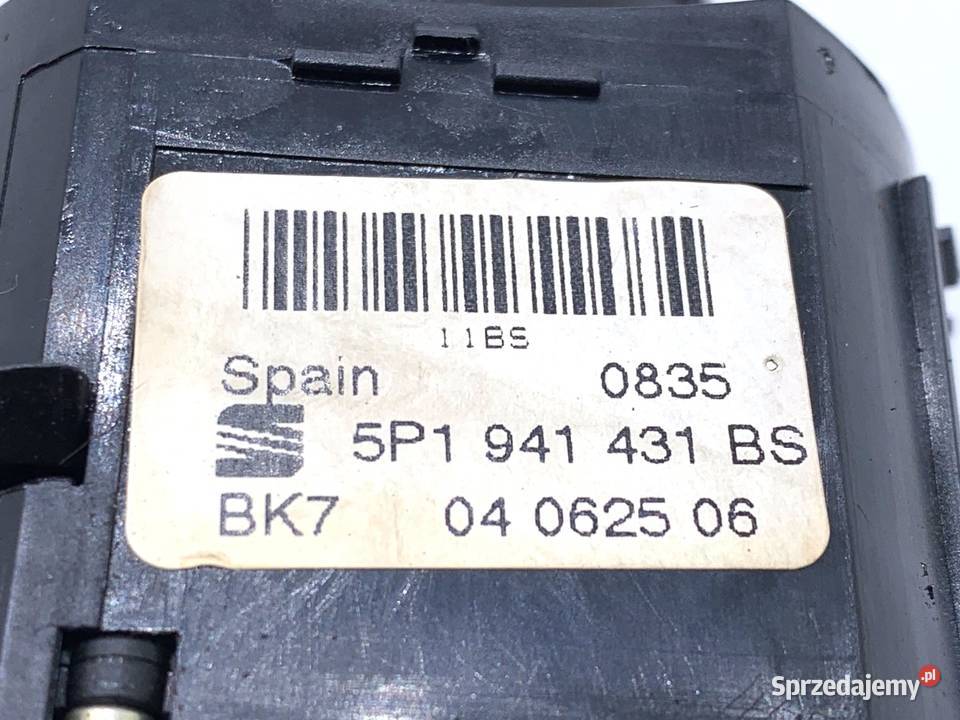 WŁĄCZNIK ŚWIATEŁ SEAT ALTEA 5P1941431BS PRZYCISK