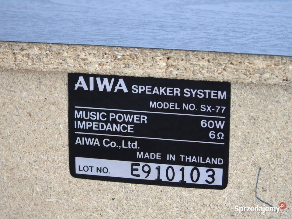 Kolumny Aiwa SX77 świetne stereo WYSYŁKA Jasło