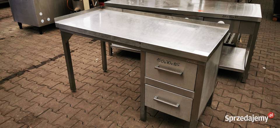 Stół roboczy 150x70x85 2 szuflady Krotoszyn sprzedam