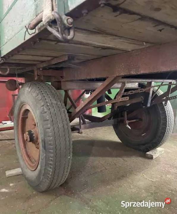 Wywrotka Przyczepa rolnicza 6 t Sterowanie łódzkie Podskarbice Szlacheckie
