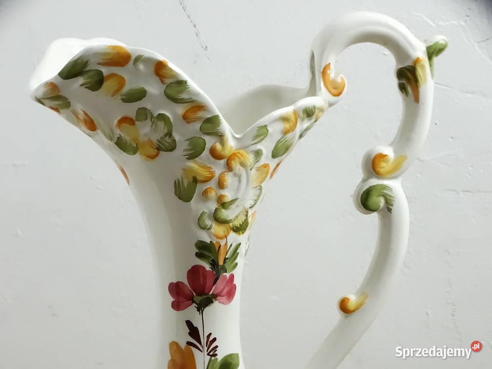 Włoski dzbanek wazon ceramiczny Bassano Made in Biłgoraj sprzedam