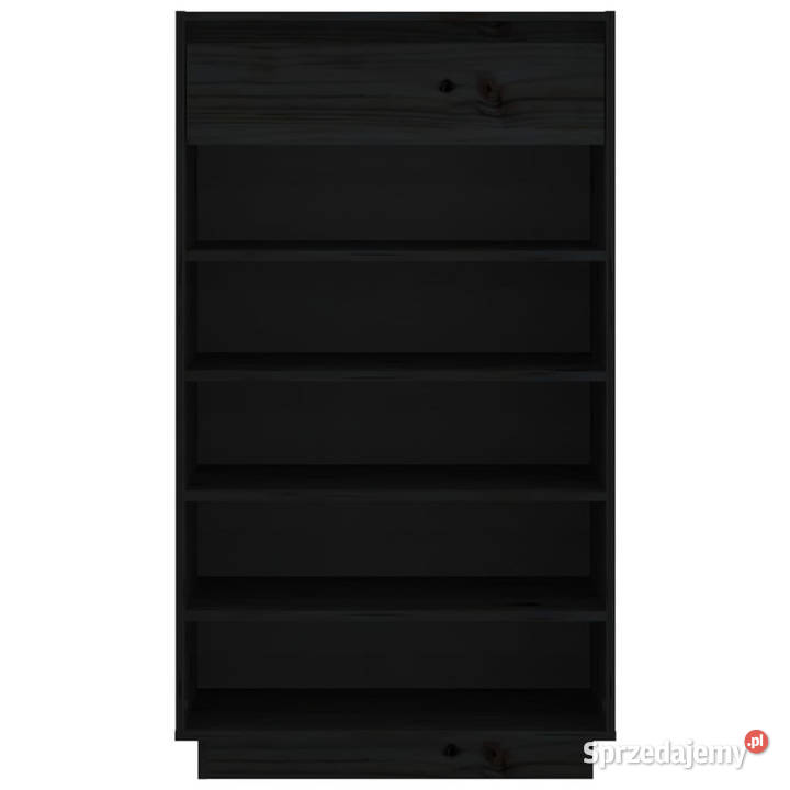 Szafka na buty czarna 60x34x105 lite drewno Warszawa