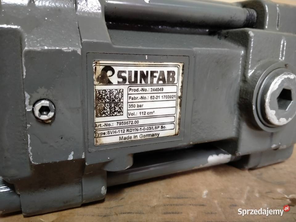 SUNFAB SVH 112 POMPA HYDRAULICZNA ciężarowe Kargowa