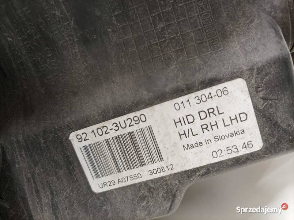 LAMPA PRZÓD PRAWA XENON USZKODZONA 921023U290 świętokrzyskie