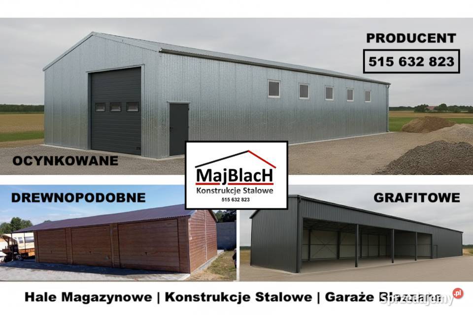 Konstrukcja Stalowa Magazyn Hala Stalowa Garaż Bydgoszcz