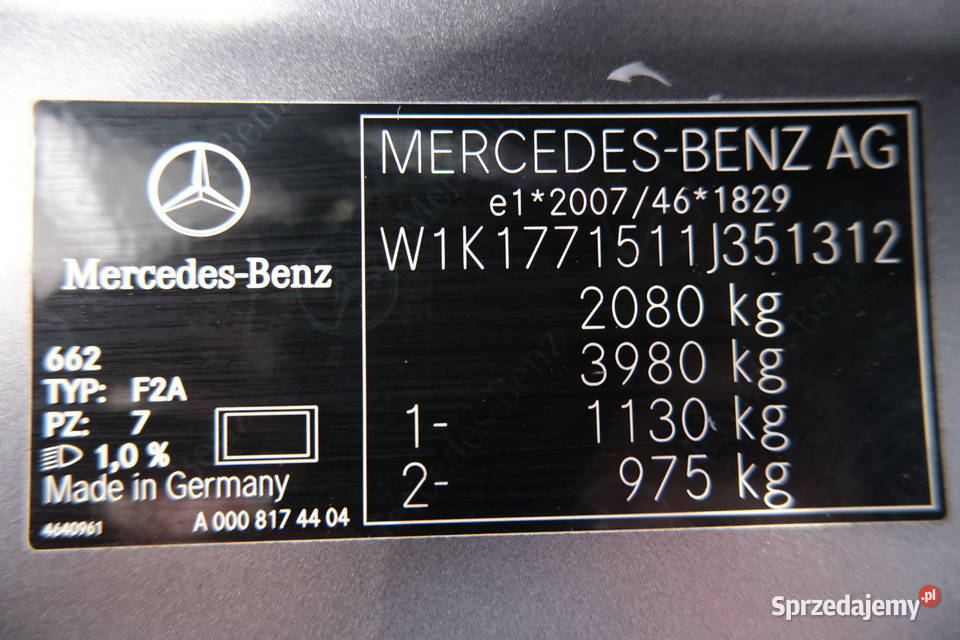 MERCEDESBENZ A35 2020 199100 ccm 306 automatyczna Warszawa