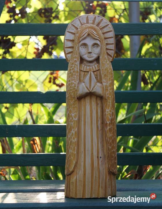 Święta Maria matka Jezusa rzeźba ludowa Gniezno
