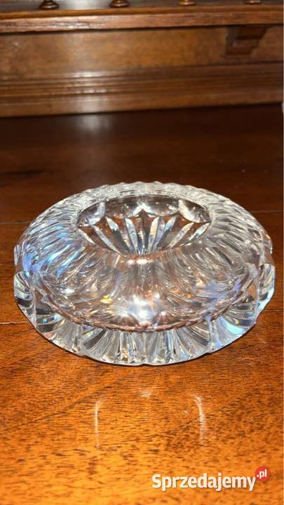 Kryształowa popielniczka Piękna Z czasów PRLu pomorskie