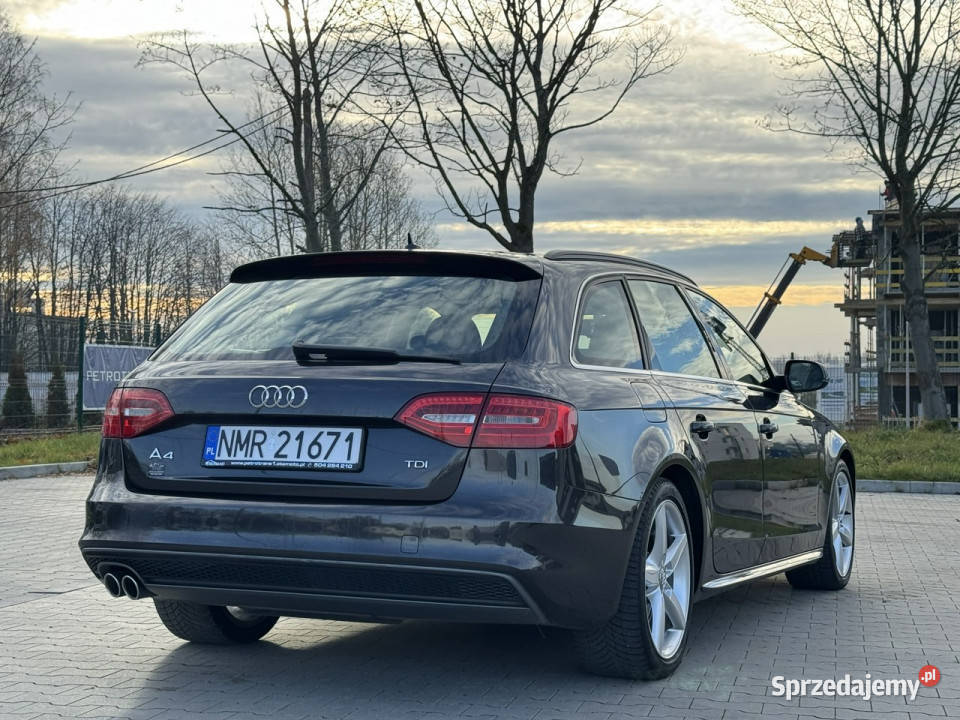 Audi A4 20 TDI 150 SLINE AUTOMAT LED Skóra ASR (kontrola trakcji) Mrągowo sprzedam