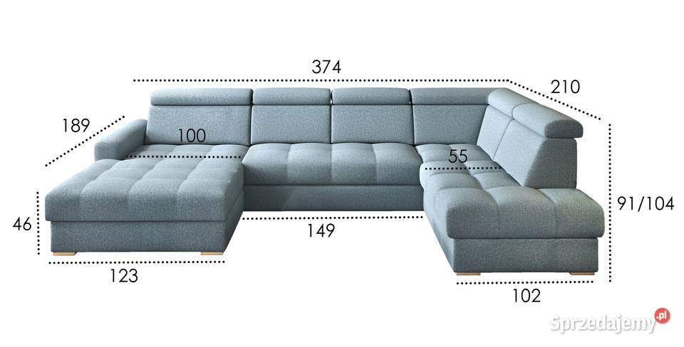 Komplet mebli modułowych RIVA V1LV3V4R wiele